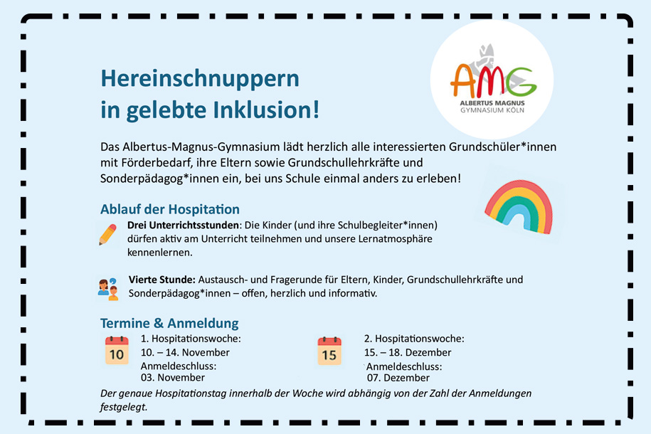 Hereinschnuppern in gelebte Inklusion